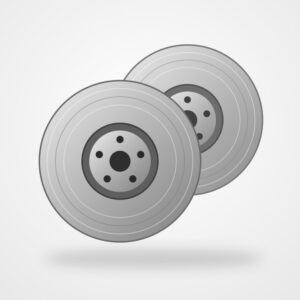 Front Brake Discs Pair – illustration